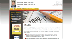 Desktop Screenshot of kenscottcpa.com